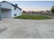 Spacious backyard with grassy area and concrete at 19002 N 47Th Dr, Glendale, AZ 85308