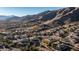 Aerial view of luxury homes and mountain backdrop at 211 E Desert Wind Dr, Phoenix, AZ 85048