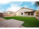 Artificial turf backyard with patio and storage shed at 2304 S Abbey --, Mesa, AZ 85209