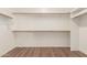 Large walk-in closet with double rods and shelving at 2410 W Aloe Vera Dr, Phoenix, AZ 85085