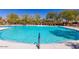 Community pool with a relaxing spa and lounge chairs at 2410 W Aloe Vera Dr, Phoenix, AZ 85085