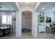 View of entryway from dining area with decorative accents at 27028 W Oraibi Dr, Buckeye, AZ 85396