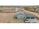 Aerial view of the house and surrounding properties at 3588 W New Life Ln, Queen Creek, AZ 85144