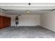 Attached garage with storage cabinets and extra space at 3663 S Hassett --, Mesa, AZ 85212