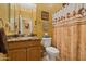 Clean bathroom with granite countertop and shower at 4202 S Cordia Ct, Gold Canyon, AZ 85118