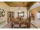 Elegant dining room with wooden table and coordinating chairs at 4202 S Cordia Ct, Gold Canyon, AZ 85118