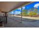 Large back porch overlooking expansive backyard at 424 E Lehi Rd, Mesa, AZ 85203