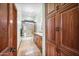 Bathroom with granite countertop and large shower at 424 E Lehi Rd, Mesa, AZ 85203