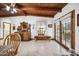 Kitchen dining area with wood floors and French doors at 424 E Lehi Rd, Mesa, AZ 85203