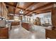 Spacious kitchen featuring wood cabinets, granite counters and an island at 424 E Lehi Rd, Mesa, AZ 85203