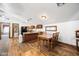 L-shaped kitchen with granite counters and wood cabinets at 424 E Lehi Rd, Mesa, AZ 85203