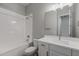 Clean bathroom with bathtub, toilet and vanity at 4267 E Bernice St, Gilbert, AZ 85295