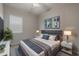 Main bedroom with king-size bed and stylish decor at 4267 E Bernice St, Gilbert, AZ 85295