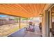 Covered patio with seating area and built-in grill at 4711 E Silverwood Dr, Phoenix, AZ 85048