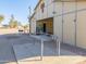 View of a barn with wash rack and tack area at 52615 W Esch Trl, Maricopa, AZ 85139