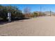 View of the property line with desert landscape at 52615 W Esch Trl, Maricopa, AZ 85139