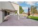 Covered patio with pool and golf course views at 6270 W Rose Garden Ln, Glendale, AZ 85308