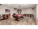 Game room with pool table and seating at 7846 E Mackenzie Dr, Scottsdale, AZ 85251