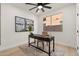 Bright home office featuring a desk and window with natural light at 8134 E Rita Dr, Scottsdale, AZ 85255