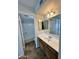 Bathroom with vanity and tiled floors at 8625 E Belleview Pl # 1047, Scottsdale, AZ 85257