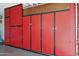 Garage with ample built-in storage cabinets at 9346 W Glen Oaks N Cir, Sun City, AZ 85351