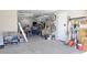 Garage with workshop, storage, and bike racks at 9750 E Radioactive Dr, Mesa, AZ 85212