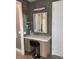 Bathroom vanity with modern light and ample storage at 9750 E Radioactive Dr, Mesa, AZ 85212