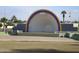 Outdoor community stage with seating area at 10731 W Mission Ln, Sun City, AZ 85351
