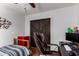 Bedroom with modern decor and plenty of floor space at 11346 E Renata Ave, Mesa, AZ 85212