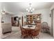 Cozy dining area adjacent to kitchen with access to backyard at 1417 S Grand Dr, Apache Junction, AZ 85120