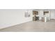 Modern kitchen featuring dark brown cabinets and a kitchen island at 1559 S 239Th Dr, Buckeye, AZ 85326