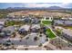 Aerial view of the home and neighborhood, mountain views at 19087 E Walnut Ct, Queen Creek, AZ 85142