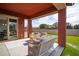 Spacious covered patio perfect for outdoor relaxing and entertaining at 19087 E Walnut Ct, Queen Creek, AZ 85142