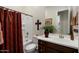 Bathroom with a bathtub, shower, and modern vanity at 24211 N 168Th Ln, Surprise, AZ 85387