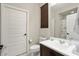 Clean bathroom with toilet, sink, and shower at 27453 W Wahalla Ln, Buckeye, AZ 85396