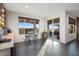 Bright breakfast nook with patio access and seating for two at 27453 W Wahalla Ln, Buckeye, AZ 85396