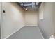 Clean and spacious garage storage area with overhead storage at 27453 W Wahalla Ln, Buckeye, AZ 85396