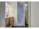 Clean bathroom with subway tile shower and modern vanity at 2937 E Osborn Rd, Phoenix, AZ 85016