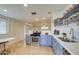 Newly remodeled kitchen with gray cabinets and stainless steel appliances at 2937 E Osborn Rd, Phoenix, AZ 85016