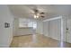 Living room with tile floors and open kitchen at 2937 E Osborn Rd, Phoenix, AZ 85016