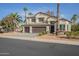 Two-story house with three-car garage and basketball court at 3740 E Page Ave, Gilbert, AZ 85234