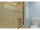 Bathroom with shower/tub combo and updated tile at 4016 W Myrtle Ave, Phoenix, AZ 85051