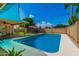 Inviting swimming pool with a patio and backyard at 4016 W Myrtle Ave, Phoenix, AZ 85051