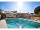 Inviting swimming pool in the backyard at 4016 W Myrtle Ave, Phoenix, AZ 85051