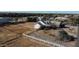 Aerial view of a house with large backyard and solar panels at 4257 E Cathy Dr, Gilbert, AZ 85296