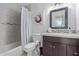 Clean bathroom with updated vanity and bathtub at 6808 E Loma Land Dr, Scottsdale, AZ 85257