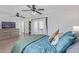 Spacious bedroom with ensuite access and ample closet space at 6808 E Loma Land Dr, Scottsdale, AZ 85257