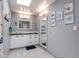 Clean bathroom, granite countertop, white cabinets at 8219 N 3Rd Ave, Phoenix, AZ 85021