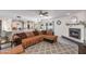 Open living space with a comfortable sectional sofa and view into the kitchen at 8219 N 3Rd Ave, Phoenix, AZ 85021
