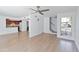 Bright living room with laminate floors and a view to the kitchen at 1051 S Dobson Rd # 165, Mesa, AZ 85202